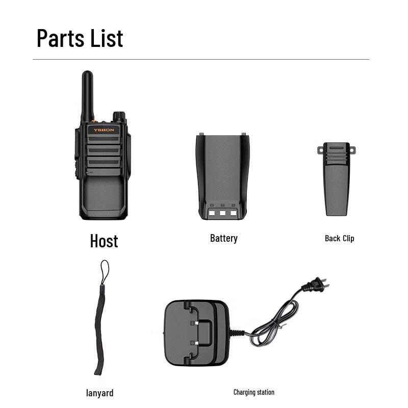 YSHON K68 Professional FM Analog Walkie-Talkie (CN version)