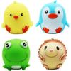 4 Pack Stress Balls, Animal Shaped Squishy Stress Relief Toys,Fidget Sensory Squeeze Toys for Children with Autistic ADHD Anxiety,Fun Birthday Party
