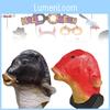 Funny Goldfish Head Mask Unique Animal Theme Costume Perfect For Halloween Parties And Pranks