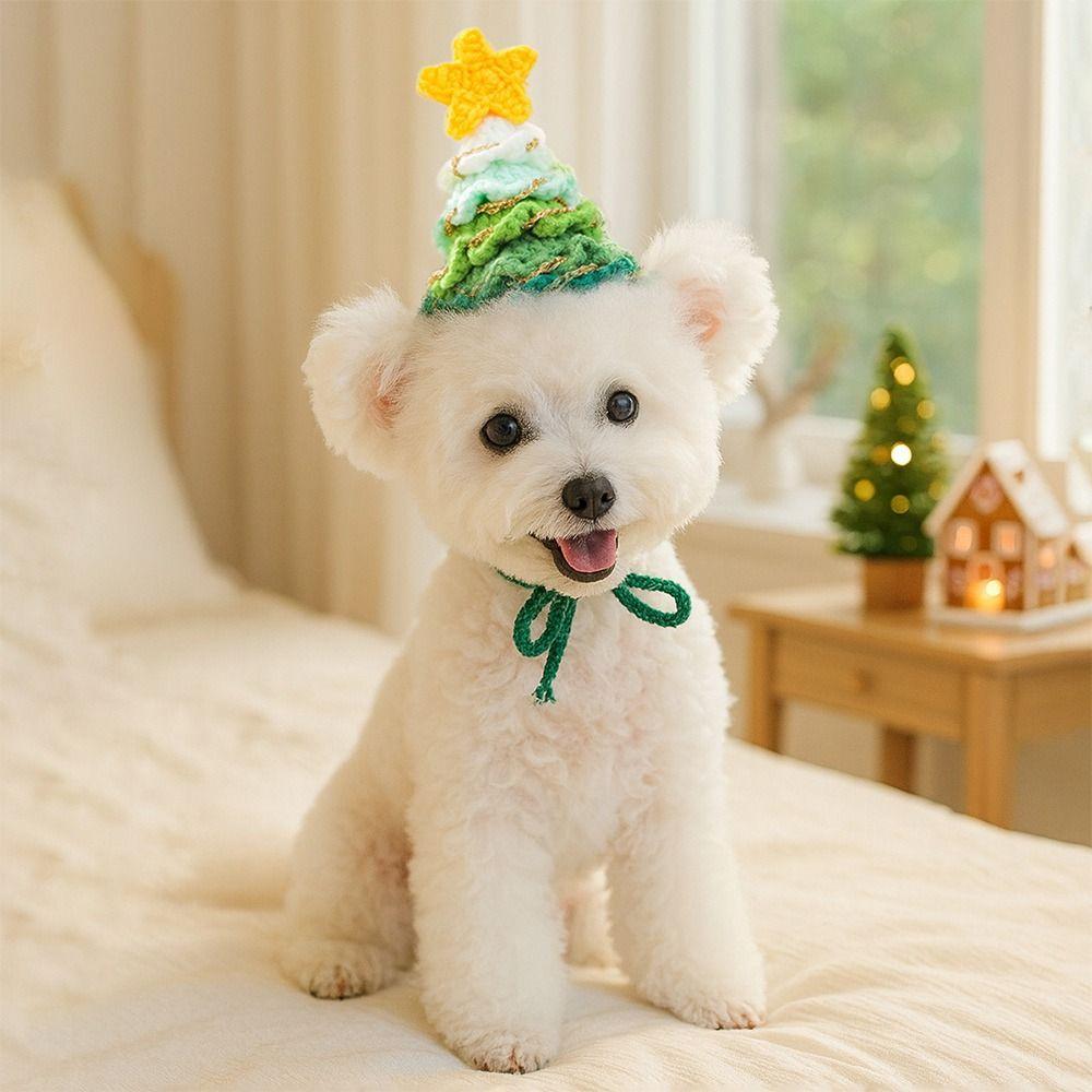Ears Pet Christmas Headsets Cute Style Warmth Design Christmas Hats Rabbit Design Winter Warmth Dog Hats Holiday Accessories