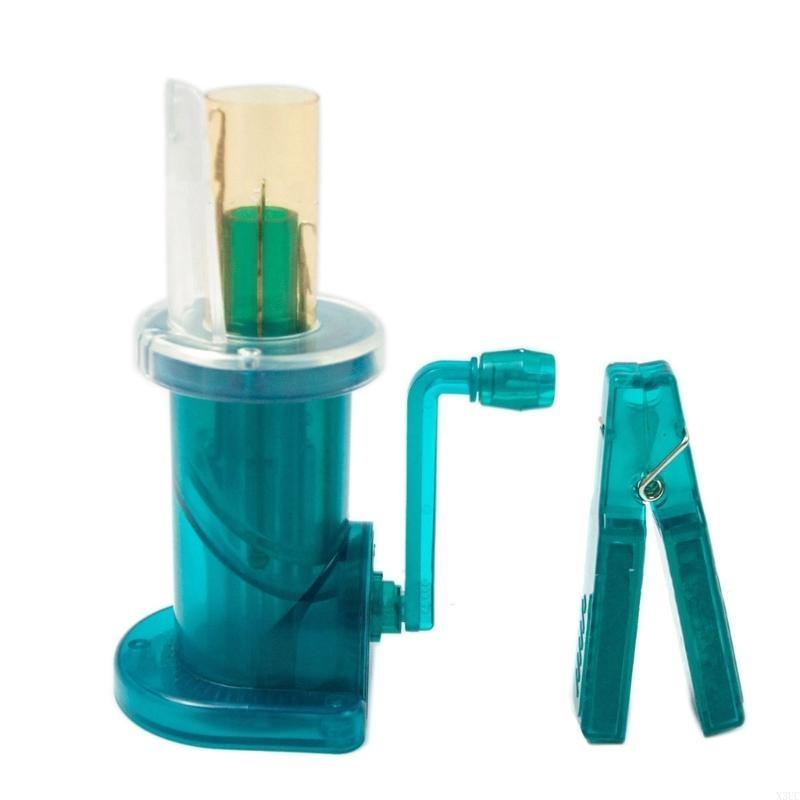 

Knitting Tool Hand Operated Knitter Hand Operated Weaving Machine Knitting Machine for Knitting Spool Knitter X3UC зелений