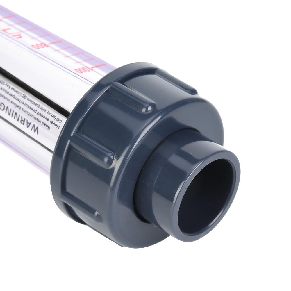 LZS 20(D) Plastic Tube Type Liquid Flowmeter High Accuracy Water Flowmeter 100 1000L H