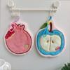 Hand Towels Fruit Shape Kitchen Hanging Towels for Hands Bathroom Accessories Washing Wipe Towels Summer Quick-Dry Towel