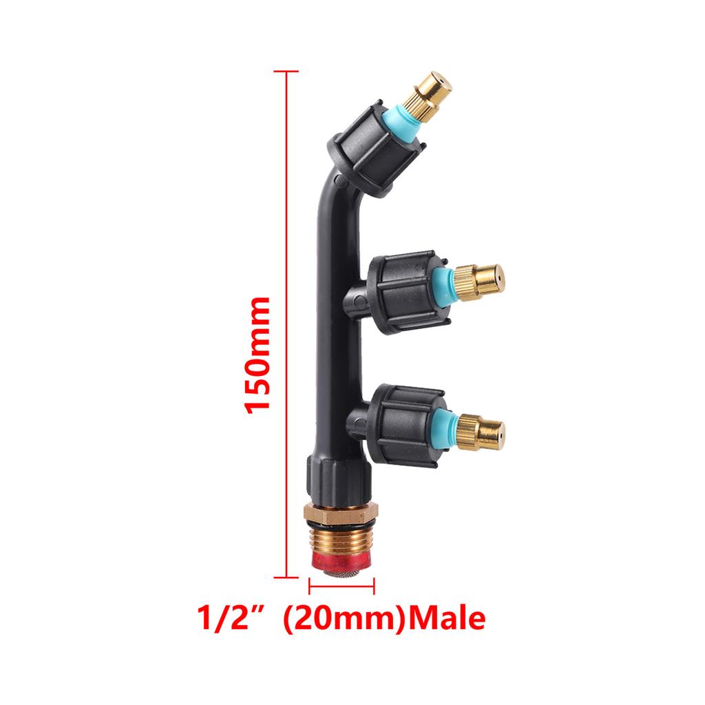 Electric Sprayer Atomizing Nozzle and Filter Joint 1/4" Female Thread Orchard Farmland Wind-Proof Pesticide Sprayer Heads 5Pcs
