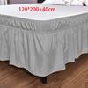 Elastic Bed Skirt Polyester Bed Side Skirt Accessories Bed Ruffles  Bedroom
