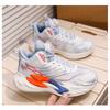 Kids Basketball Shoes Boys Girls Lightweight Breathable Training Sneakers With Anti-Slip Sole Shock Absorption