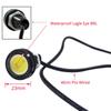 10X 23mm Eagle Led Eye Daytime Running Lights DRL Driving Backup Reversing Parking Signal Waterproof Lamps 9W DC 12V Black Shell