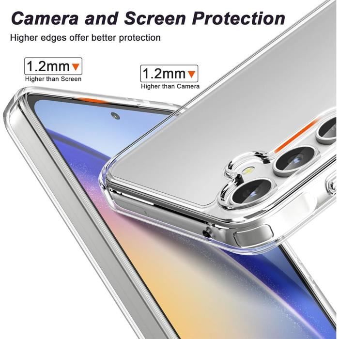 Coque de protection - BOOLING - pour Samsung Galaxy A35 5G - Souple - Transparent - Antichoc