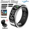 Anello Intelligente R11 con Schermo Display e Touch, Contatore Tasbih Zikr, Con Scatola di Ricarica, Gestore della Salute, Impermeabile 5ATM Per Android