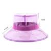 New Fall Season Transparent  PVC Rain Hat Foldable Soft Waterproof Wide Brim Bucket Cap Sun Hat for Women Girls Ladies