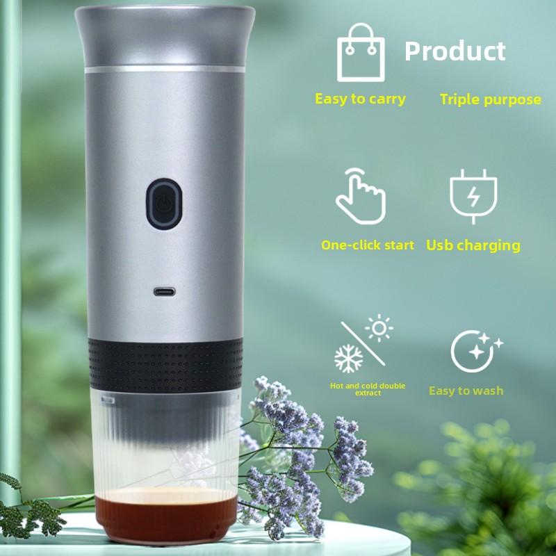 Capsule Coffee Maker Espresso Portable Coffee Maker Coffee Powder Size Capsule Universal 3 In 1