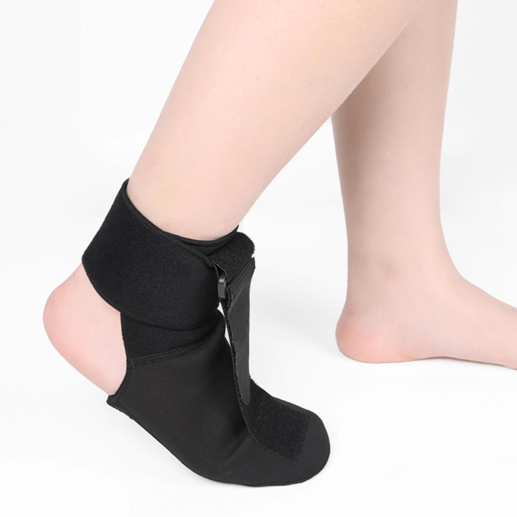 Adjustable Plantar Fasciitis Night Foot Splint Drop Orthotic Brace Elastic Dorsal Night Splint Foot Rehabilitation Stretch Strap