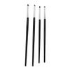 3 Set 4 Pcs Eye Makeup Brush Set Small Smudge   Eyeshadow Brushes for Concealer Highlighting Blending