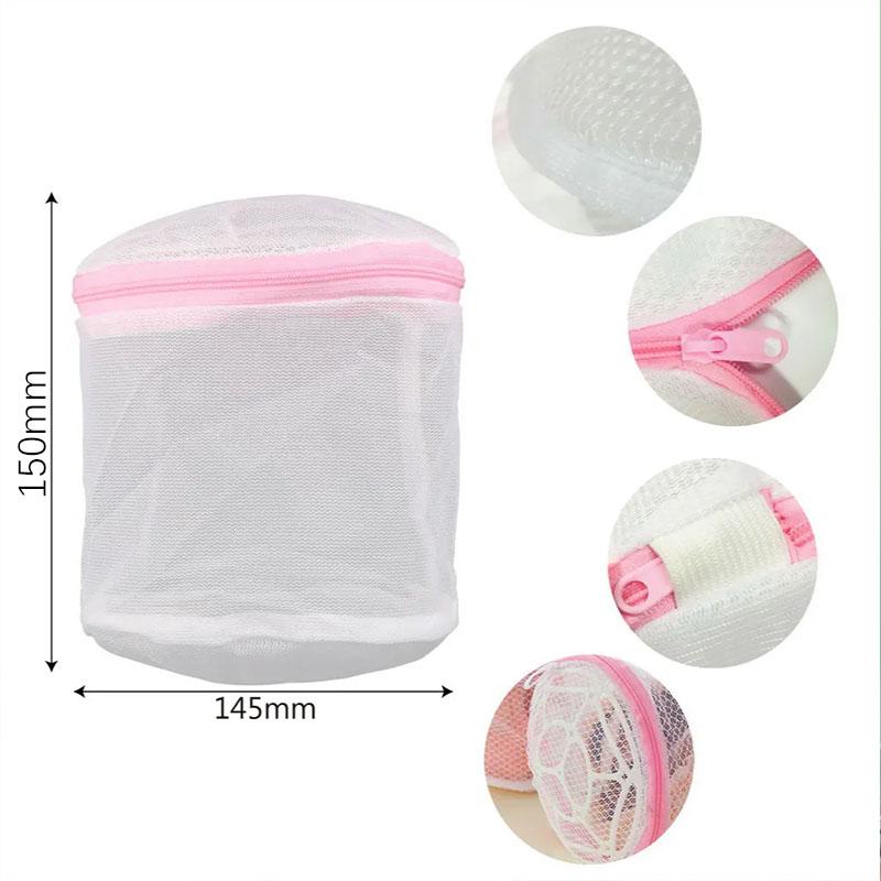 1pc Women Lingerie Bra Underwear Laundry Washing Bags Net Mesh Clothes Sock Organizer Zip Bags Hosiery SaverBras Protector