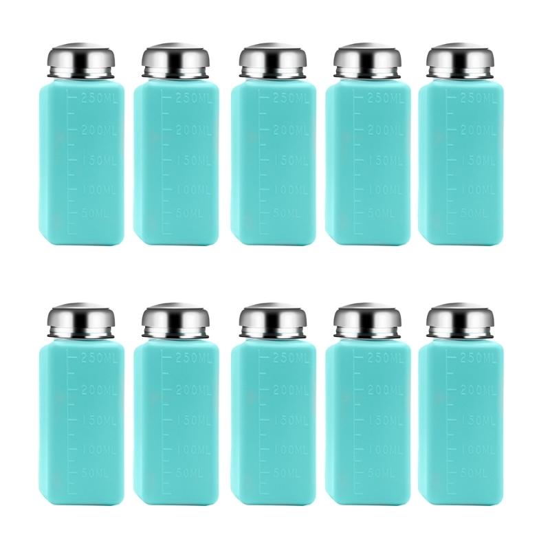 

10Pcs Compact Cosmetic Container With Leak Proof Seal Precise Cosmetic Dispenser Travel Friendly Cosmetic Storage Bottle синий