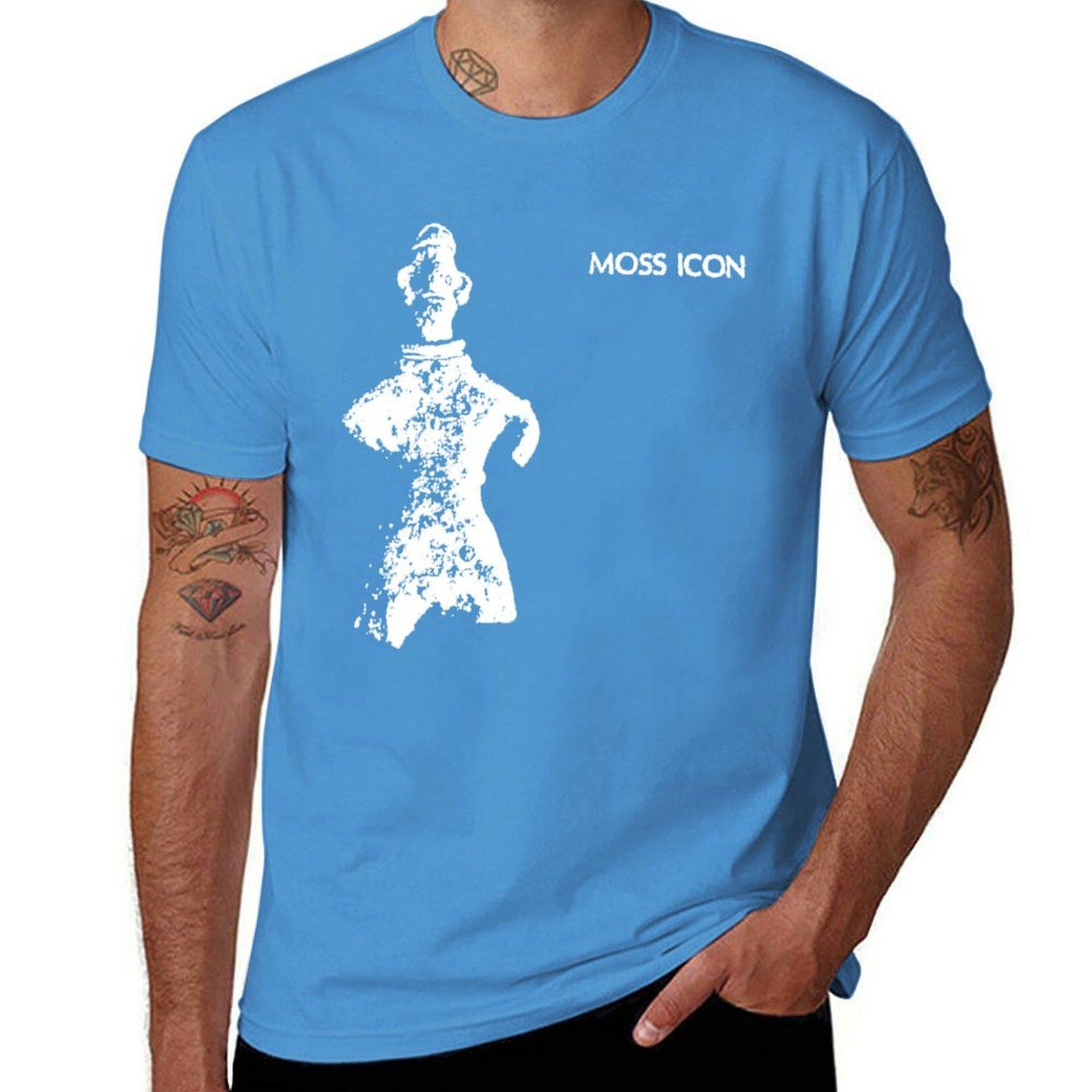 Moss icon T-Shirt blacks anime quick-drying funnys mens funny t shirts S