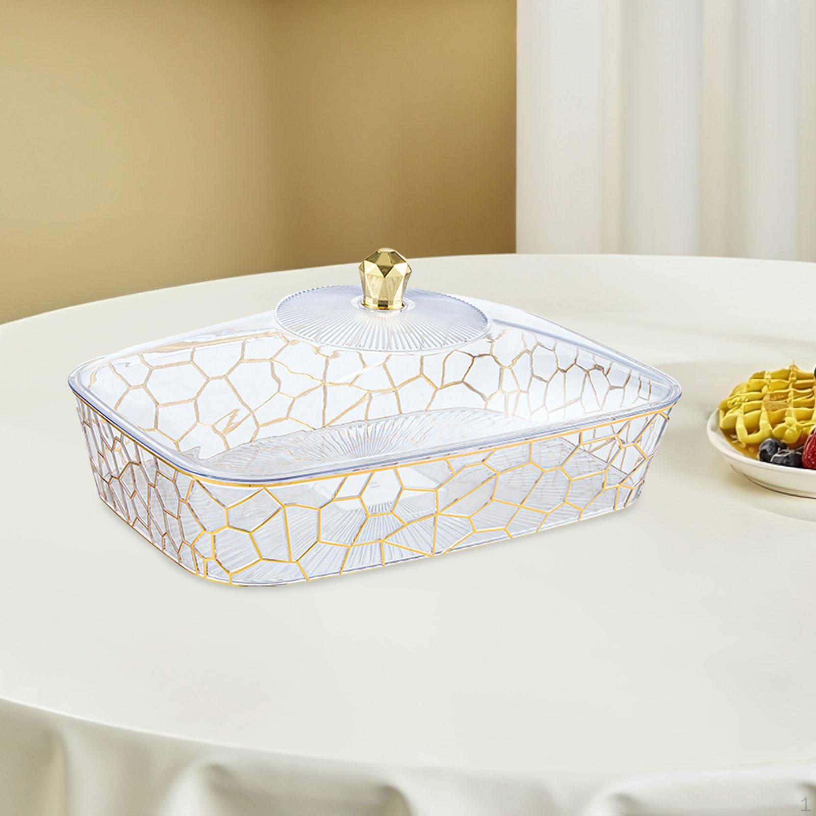 

Fruit Serving Tray Candy Snacks Nordic Transparent Home Decoration Dish Bowl for M