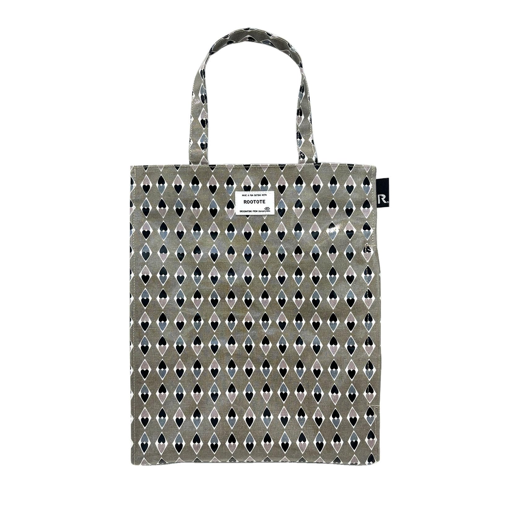 

A4 Tote Bag Vertical Type Laminated Front 1020 03 Heart [Rootote] EU.Arcator.Laminate-P Women s