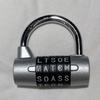 5-Digit Large Letter Combination Lock for Gym Lockers & Escape Rooms