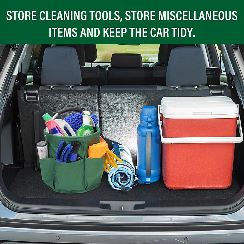 17L Folding Basket with Handle Collapsible Garden Tool Tote Storage Bag Portable Picnic Baskets Outdoor Beach Baskets JT581