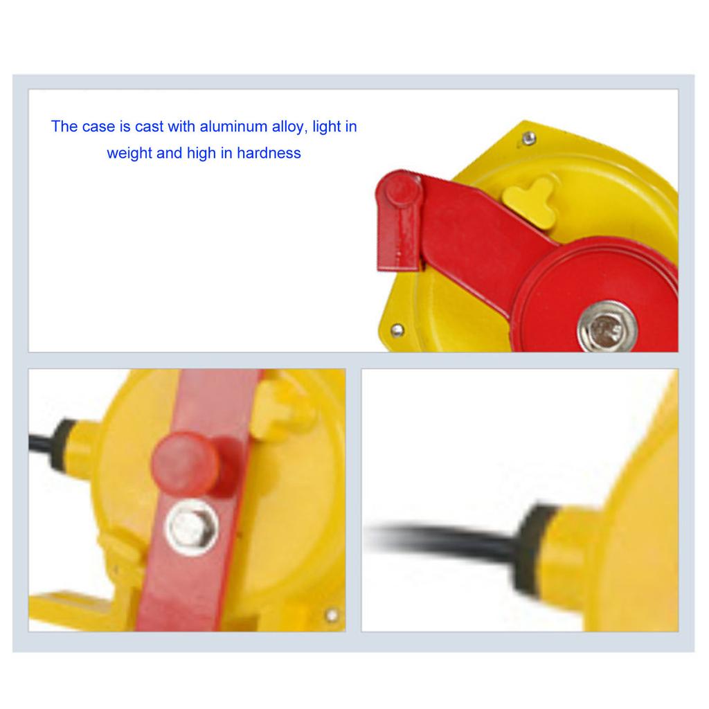 Belt Conveyor Emergency Stop 2 Way Pull Rope Cord 24-380V Good Sealing Shock Proof Light Weight for Large Gantry Crane