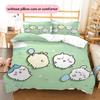 Usagi Pattern Bedding Quilt Set  Home Decoration  Gift (1 * duvet cover + 2 * pillowcase  without core)