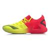 Li Ning Wind Chaser Цілісні в'язані низькі кросівки для бігу Жіночі кросівки Жовто-Червоні ARBN222-9