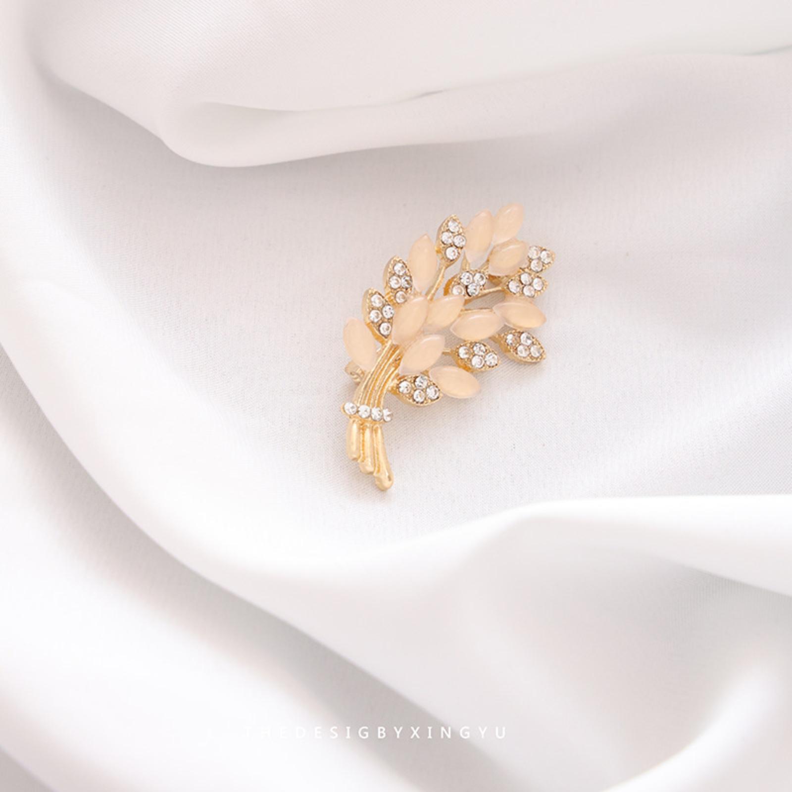 

Brooch: Sophisticated, Light Luxury, , Minimalist, Elegant Clothing Pin: Suit, Pearl, Fashion Accessory One Size