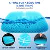 Automotive Gel Seat Cushions Designed for Summer Breathable Honeycomb Decompression Back Tailbone Pain Home Offi Wheelchair