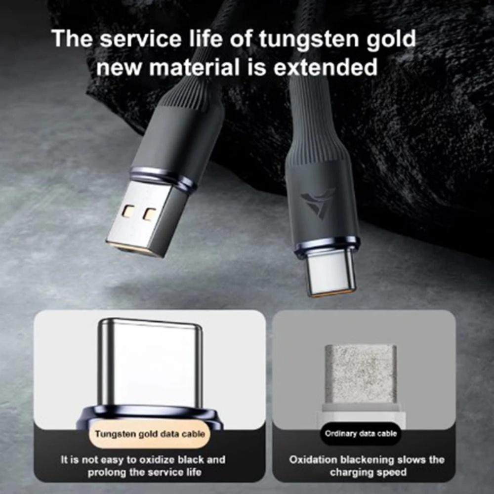 120W USB Type C Cable Braided Data Cord Super Fast Charge USB Cable Quick Charg For Xiaomi Huawei Sumsung OnePlus 0.25M/1M/2M/3M