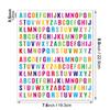 Mixed Size 1 Inch 2 Inch Alphabet Stickers Waterproof Vinyl for File Labeling Notebook Journal Industrial Use Durable