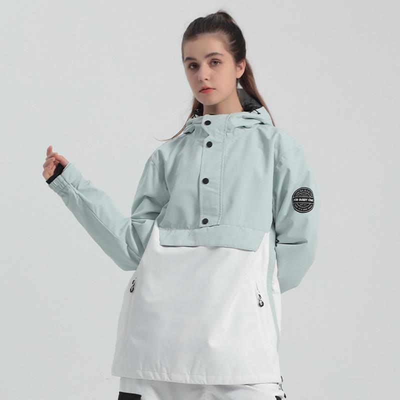 New Winter Ski Jacket with Cotton Padding for Men & Women - Warm, Windproof, Suitable for Single/Double Board Outdoor Sports