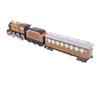 Windup Train Toy Tinplate Handmade Decorative Train Model for Bar Stores Home Decor Photo Props
