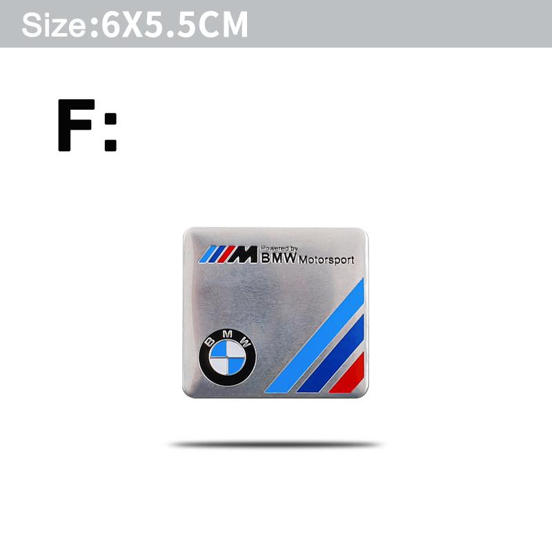 Sticker Emblemi Styling Auto Lega di Alluminio Parafango Auto Bagagliaio Stemmi Per BMW M E46 E90 E60 F30 F10 E39 E36 F20 G30 /Valvole Pneumatici Auto