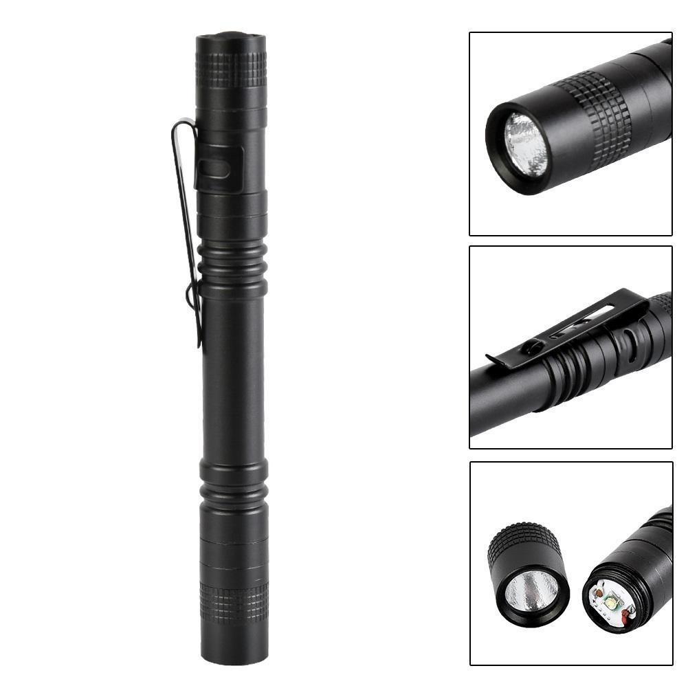 5 Pack 50000LM Portable LED Flashlight Pen Light Small Pocket Torch Lamp IZ