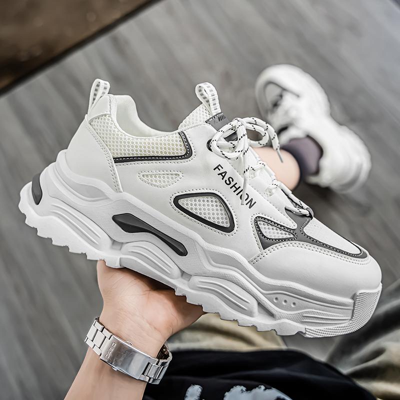 Nová pánská módní ležérní obuv chlapecká studentská trendy měkká podrážka pohodlné tenisky pánské klasické prodyšné sportovní boty