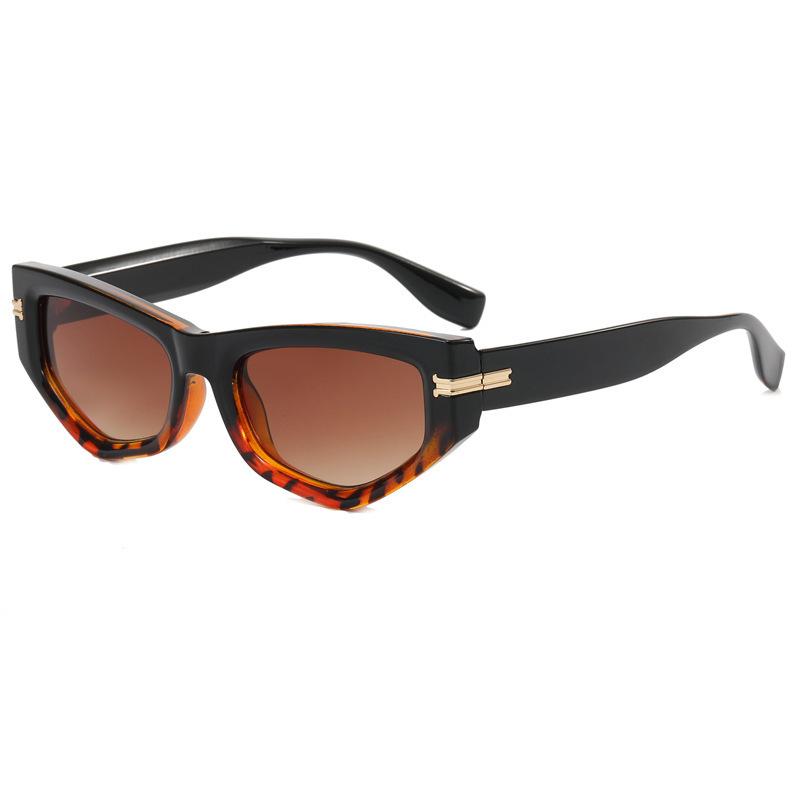 Irregular Cat Eye Sunglasses Rice Nail Sunglasses Fashion Sunglasses Ladies Retro Ins Sunscreen Retro