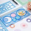 DIY Drawing Tools Set, Magic Flower Ruler Painting Kit, Educational Plastic Stencils for Creative Learning and Art Projects