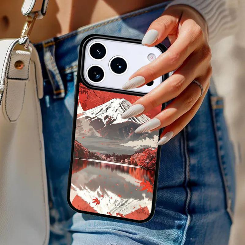 Mount Fuji Phone Case For iPhone 17 Air 14 15 13 12 Max Cover For Apple 16e 11 Pro Max Plus Coque