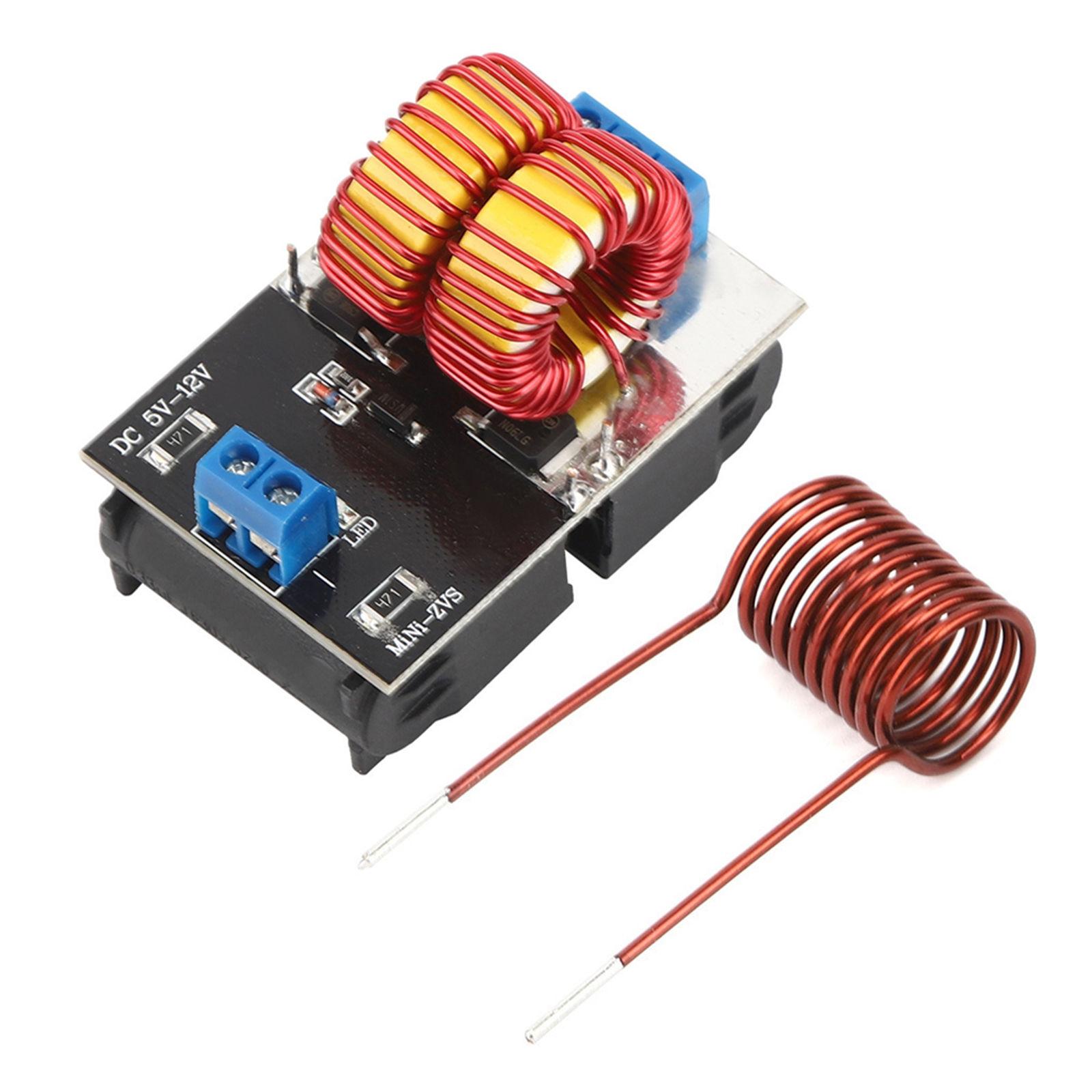 

High Efficiency Mini Induction Heater Board 5V to 12V Multifunction ZVS Induction Heating Device for Various Heating Need 1