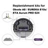 A65T-11PCS Für Obode A8 / EUREKA E10s / ETA Aurum PRO 624 Roboterstaubsauger Zubehör Ersatz Haupt- Seitenbürste Filter Mopp-Pad
