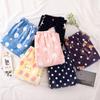 Gemütliche Winter-Flanell-Pyjamahose - Damen, dickes Korallenfleece