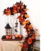 Realistic Halloween Leaf Vines Plastic Fake Leaves Hanging Decor  Front Door Decor