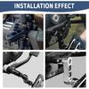 Foot Peg Extension 2 1/4" Adjustable Passenger Peg Mounts Highway Peg Clamps Male Mount Bracket Fit For Harley Touring Road King Street Glide Road
