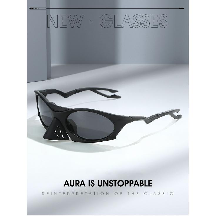 Outdoor sports cycling polarized sunglasses, trendy and retro style, suitable for travel and driving