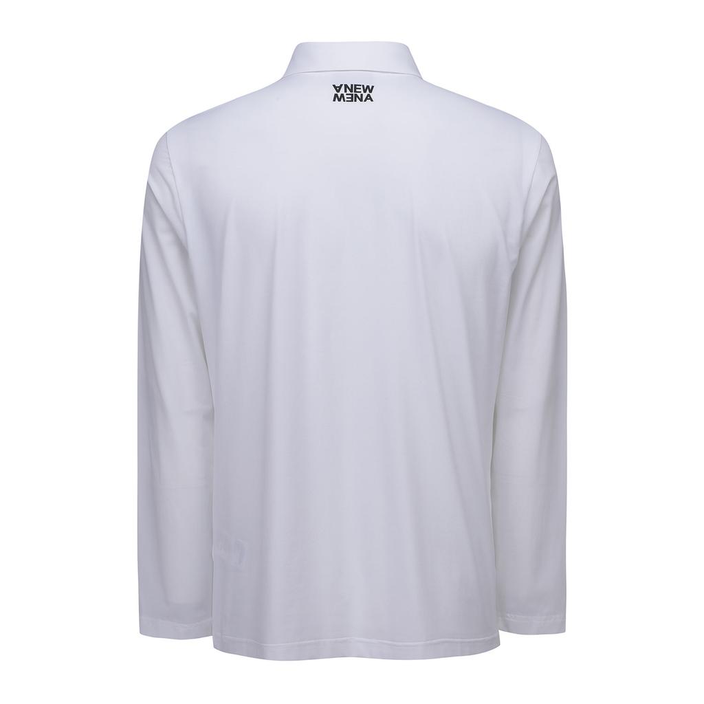 Anew Golf Men Artwork Point Long T-Shirt_Wh