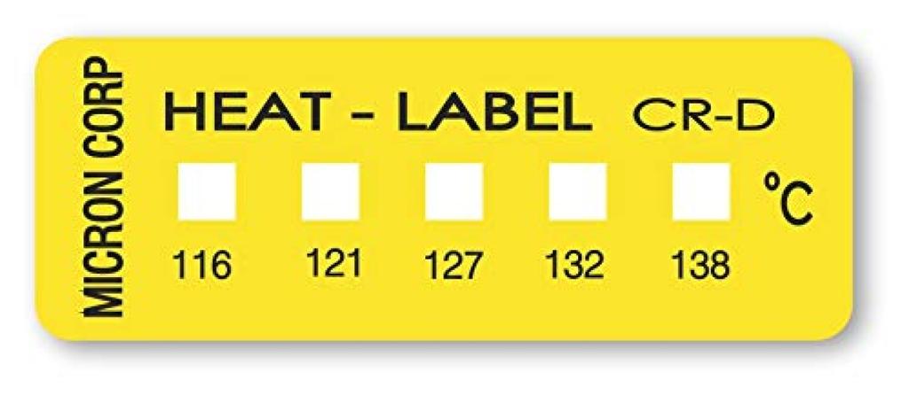 Heat label 5 point display label CR-D