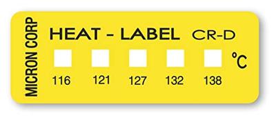 Heat Label 5 Point Display Label CR-D
