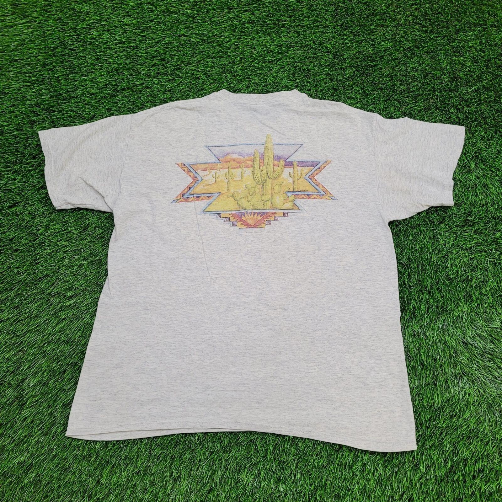 Vintage 90s Western Shirt Large 21x26 Gray S
