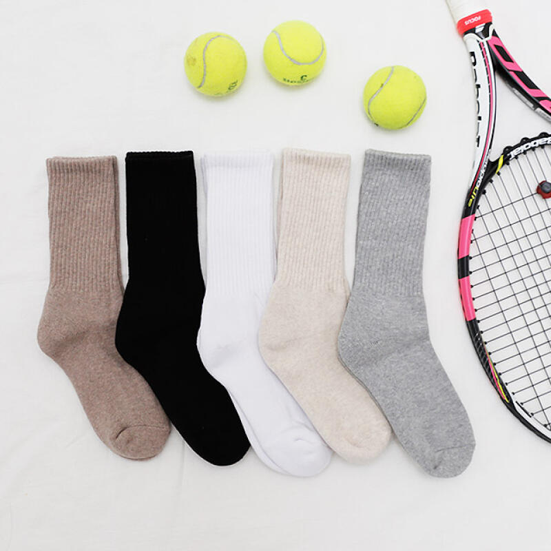 Women s Floor Cushion Pile Long Golji Sports Socks 2-Pack oatmeal